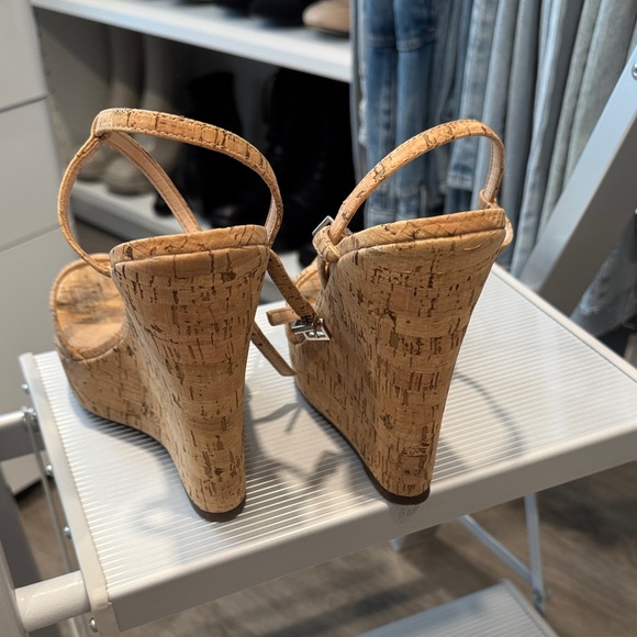 SCHUTZ Cork Wedge Sandals - Picture 6 of 12